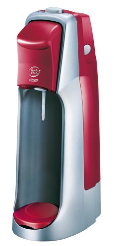 Soda-Club 1100031490 Color Stream cherry red (rot)Tauschgerät ohne Zylinder und Flaschen