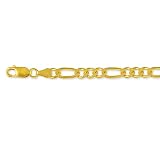 24K Gold-plated over Sterling Silver Figaro Link Chains