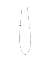 18K Gold Pink Diamond By The Inch Blank Necklace 18 Inch