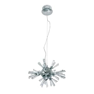 Eurofase PN-15LEK-15 Lenka 15-Light Chandelier, Chrome Crystal by 