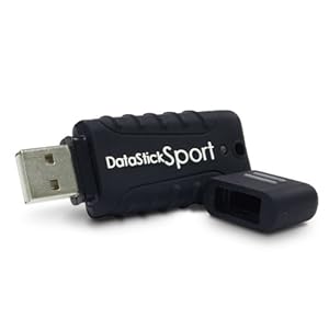 Centon DataStick Waterproof 64 GB USB 2.0 Flash Drive DSW64GB-001 (Black)