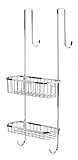 Shower Door Organizer - Stainless Steel