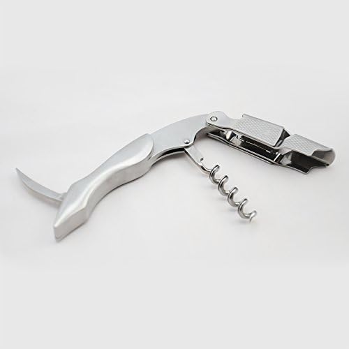 Waiters Corkscrew by BenHouse-Professional Heavy Duty stainless steel all-in-one corkscrew,Wine Bottle opener and Foil Cutter,the Favoured Choice of Sommeliers.