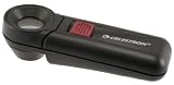 Celestron 44800 10x Handheld Bulb Illuminated Magnifier Loupe (Black)