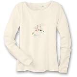 Ski Lift Graphic Ribbed Crew Pajama Top