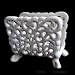Kitchen & Housewares : FRENCH LACE Ceramic NAPKIN MAIL Holder Shabby Carrier