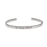 I Am Always With You Cuff Bracelet