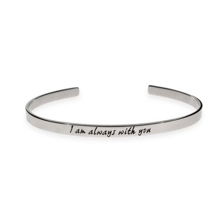I Am Always With You Cuff Bracelet