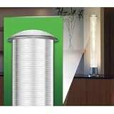 Futuristic Ellipse Mid-Size Lamp (Polished Aluminum) (46