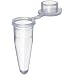 BrandTech 781300 Plastic 0.2mL Dome Cap PCR Tube, Neutral (Pack of 1000)