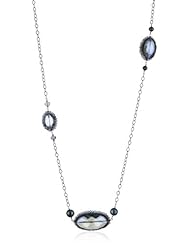 Dana Kellin "Indigo Mix" Multiple Wrapped Long Pendant Necklace