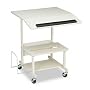 Adjustable Sit/Stand Workstation with Casters Leveling Glides