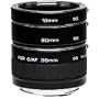 Kenko Auto Extension Tube Set DG 12mm 20mm and 36mm Tubes for Canon EOS AF Digital and Film Cameras - AEXRUBEDGC