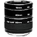 Kenko Auto Extension Tube Set DG 12mm 20mm and 36mm Tubes for Canon EOS AF Digital and Film Cameras - AEXRUBEDGC
