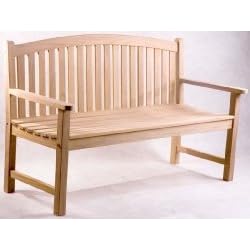 Teak Traditional Patio Bench