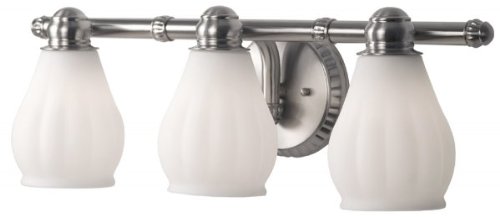 Checkolite 9643-71 Price Pfister Treviso Collection 3-Light Vanity, Brush Nickel