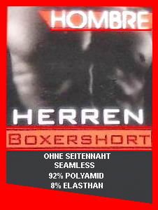 4 er Pack Herrenboxer-Retroshorts von Hombre, Microfaser mit 8% Elasthan, Serie 2