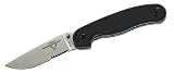 Ontario one Hand Knife RAT Model 1, AUS 8-Steel, Clip