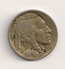 1913 Buffalo Nickel FULL HORN Bison Standing on Mound-image