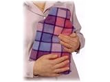 Natural Wheatbag Hot Wheat Bottle - Classic Purple/Pink/Lilac Check(GG-HWB-CC)