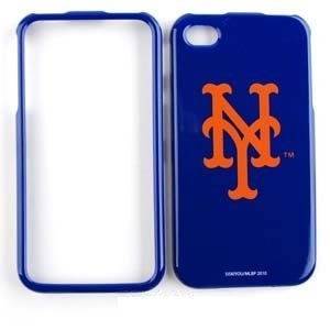 Apple iphone 4 4S Snap-On Case, MLB New York Mets Officially Licensed Hard Protector Cover Siskiyou