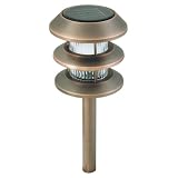 Moonrays 91681 Triad 3-Tier Solar Powered Metal Path Light, 4-Pack, Bronze