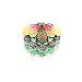 Bumble Bee on Sunflower Jeweled Trinket Box