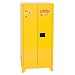 Eagle Safety Cabinet for Paint and Ink, 2 Manual Doors, 4" Legs, Steel, Yellow