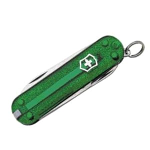 Victorinox Swiss Army Classic SD Pocket Knife (Translucent Emerald)