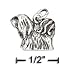 Sterling Silver 3D Antiqued Lhasa Apso Charm