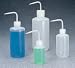 Wash Bottle, 4 oz (125 mL) Nalgene LDPE Economy with PP bent-stem, case/48