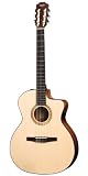 Taylor Guitars, NS24ce, Nylon, Grand Auditorium, Indian Rosewood Back/Sides, Solid Sitka Spruce Top, Cutaway, ES-T