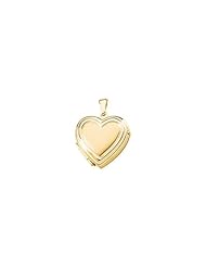 15.75x17.25 mm Heart Shaped Locket in 14K Yellow Gold