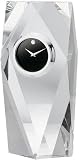 CRYSTAL MUSEUM TABLE CLOCK BY MOVADO