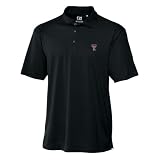 NCAA Texas Tech Red Raiders Black Drytec Genre Polo Men's