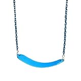 Gorilla Playsets - Swing Belt with Plastisol Coated Chain, Blue
