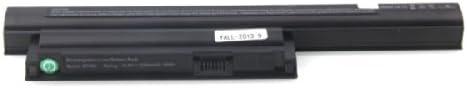 Laptop Battery 10.8V 5200mAh for Sony VGP-BPL26 VGP-BPS26 VGP-BPS26A (6 Cells) Black+Gift Feather Capacitive Touch Screen Pen