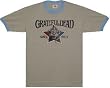 GRATEFUL DEAD - Olde Time Football - Khaki Ringer T-shirt