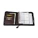 Sierra Simulated Leather Ring Bound Organizer, 5-1/2 x 8-1/2, Burgundy