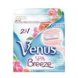 Gillette Venus Breeze, Spa Breeze Cartridges, 4-Count Packages