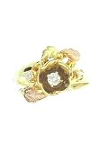 Beautiful! Yellow-gold Black Hills Gold Diamond Wedding Set