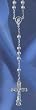 Rosary - Sterling Silver - 5mm Textured Beads - Deluxe Box Included - IMPORTED FROM ITALY