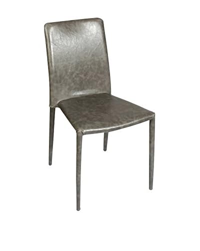 Glam Home Set Sedia 2 pezzi Houston Antracite