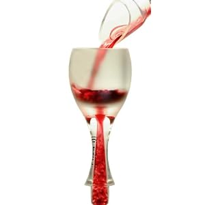 Complete Wisp Wine Aerator System with Respirer, Flo Perfect Dripless Pouring Spout and... by Wisp