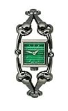 Gucci Signoria Small Horsebit PVD Bracelet Malachite Dial Women's Watch #YA116517