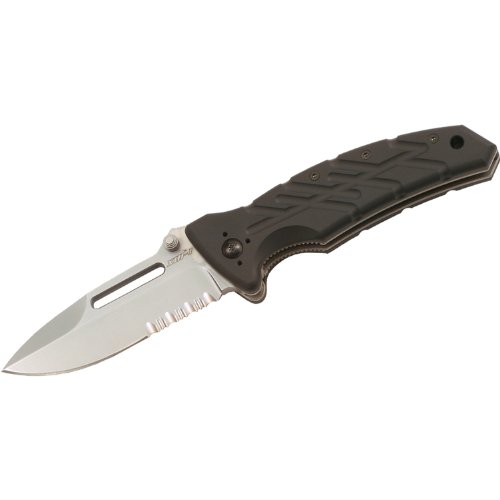Ontario 8755 XM-1S Combo Edge Folder, Black Ontario 8755 XM-1S Combo Edge Folder, Black