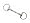 HKM Olivenkopfgebiss, 18 mm Argentan mit Edelstahlring, 13,5 cm Ringdurchmesser 65mm
