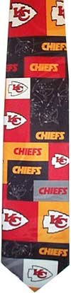 Kansas City Chiefs necktie - NFL teams tie