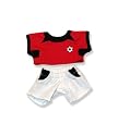 Red Soccer Uniform Outfit fits Webkinz, Shining Star and 8" - 10" Make Your Own Stuffed Animals