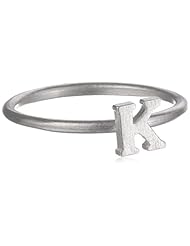Dogeared "A~Z" Little Initial K Ring